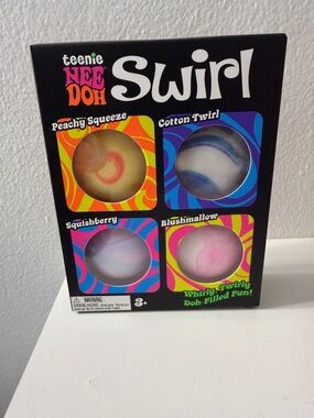Teenie NEE DOH Swirl Squishies Set - (4)